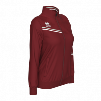 Спортивна куртка жіноча Errea ESTELLA Бордовий/Сірий/Білий